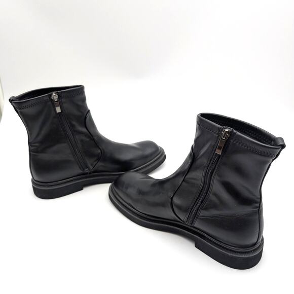 Franco Sarto Astina Ankle Chelsea Boots Women's Side Zip Black Size US8M EU38.5 - Picture 11 of 16